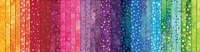Hoffman Bali Pop- 181 RAINBOW Batik 2.5'' Strips Jelly Roll Rollup Fabric[1]